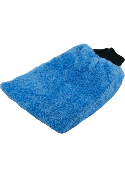 Mikrofiber Araba Araç Oto Yıkama Eldiveni Yıkama Eldiven Mavi Post Oto Detailing