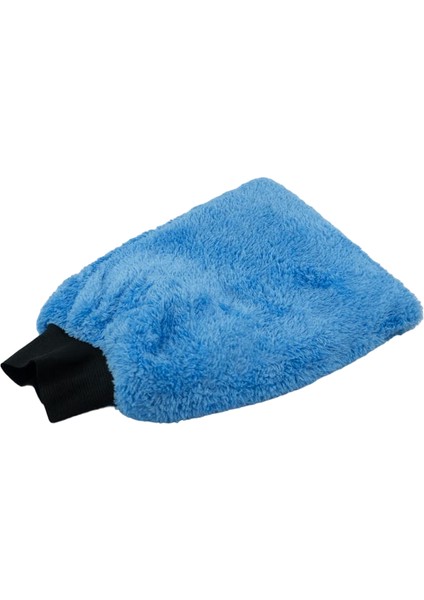 Mikrofiber Araba Araç Oto Yıkama Eldiveni Yıkama Eldiven Mavi Post Oto Detailing