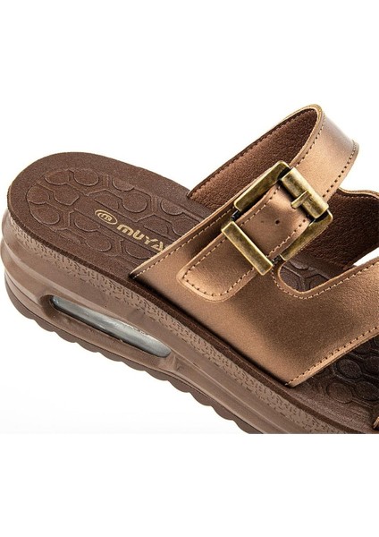 Therma Anatomik Air Max Taban Islak Zemin Kadın Terlik Bronz