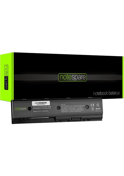 Hp ile Uyumlu Envy DV7-7200ST, DV7-7300ET, DV7-7300ST, M6-1100ER Notebook Batarya Pil