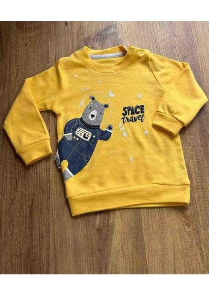 Astronot Ayı Desenli Tulum