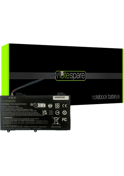 Hp ile Uyumlu Pavilion 14-AL107NT Z3C48EA Notebook Batarya Pil
