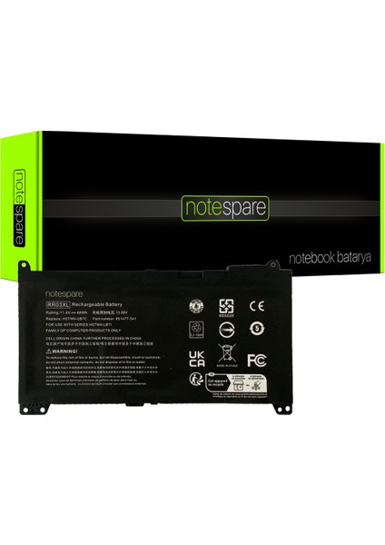 Hp ile Uyumlu Probook 430 G4 Y7Z39EA, 430 G4 Y8B28EA, 430 G5 2SX95EA Notebook Batarya Pil