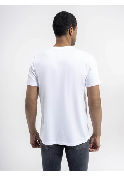 Erkek T-Shirt Beyaz LF2036419