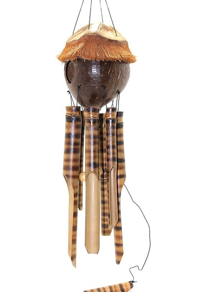 Coconat Kuş Yuvalı Bambu Çan