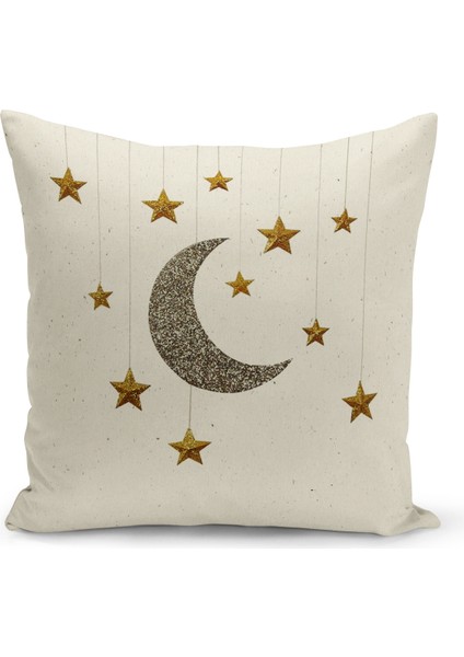 Ramazan Serisi Çift Tarafı Dijital Baskılı Kırlent Kılıfı (Ramadan Cushion Cover)