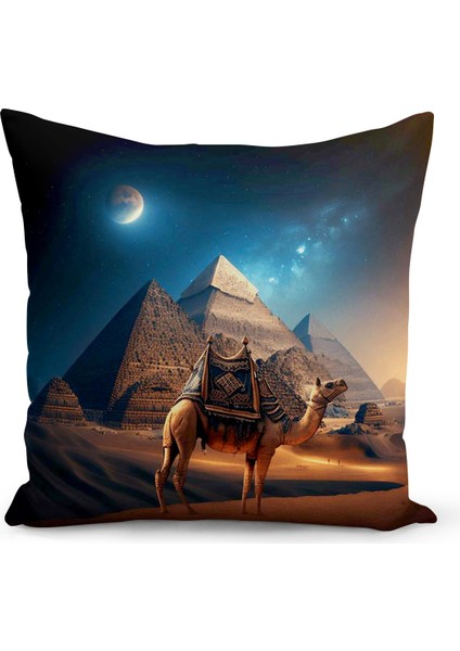 Ramazan Serisi Çift Tarafı Dijital Baskılı Kırlent Kılıfı (Ramadan Cushion Cover)