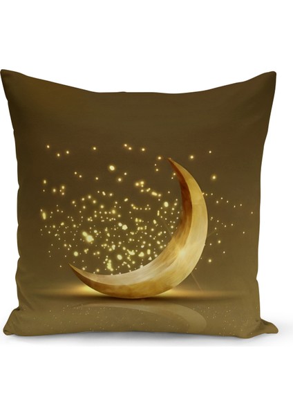 Ramazan Serisi Çift Tarafı Dijital Baskılı Kırlent Kılıfı (Ramadan Cushion Cover)