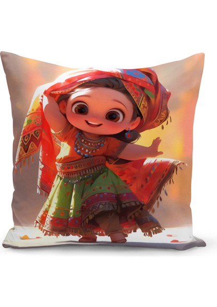 Ramazan Serisi Çift Tarafı Dijital Baskılı Kırlent Kılıfı (Ramadan Cushion Cover)