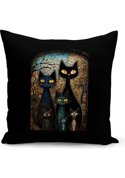 Klasik Serisi Çift Tarafı Dijital Baskılı Kırlent Kılıfı (Classic Cushion Cover)