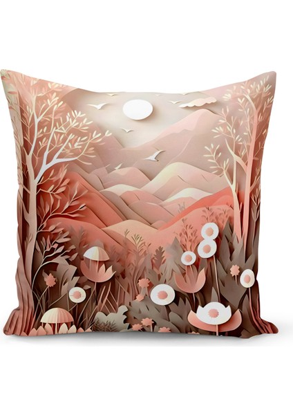 Klasik Serisi Çift Tarafı Dijital Baskılı Kırlent Kılıfı (Classic Cushion Cover)
