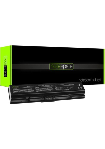 Toshiba ile Uyumlu Satellite L500-203, L500-204, L500-20U, L500-20X Notebook Batarya Pil