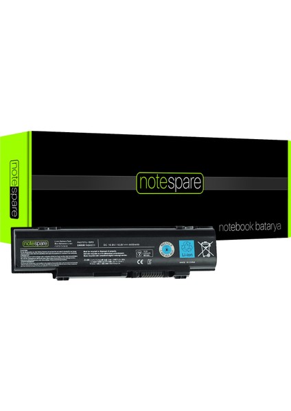 Toshiba ile Uyumlu Qosmio F60-140, F60-145 Laptop Batarya Pil