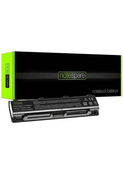 Toshiba ile Uyumlu Satellite C50-A-1KZ, C50-A-1L0, C50-A-1L5, C50-A-1LR Notebook Batarya Pil