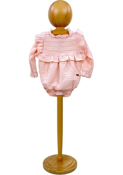 Kız Bebek Müslin Tulum Müslin Body Pembe modelleri