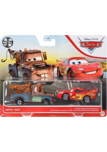 Cars Ikili Karakter Araçlar Mater - Cactus Lıghtnıng Mcqueen DXV99-HTX10