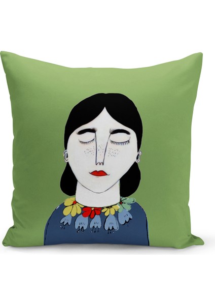Retro Serisi Çift Tarafı Dijital Baskılı Kırlent Kılıfı (Retro Cushion Cover)