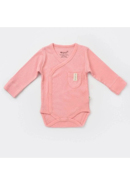 Bibaby Biorganic Soft Modal Eldivenli Kruvaze Body 56904 Pembe