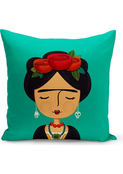 Retro Serisi Çift Tarafı Dijital Baskılı Kırlent Kılıfı (Retro Cushion Cover)