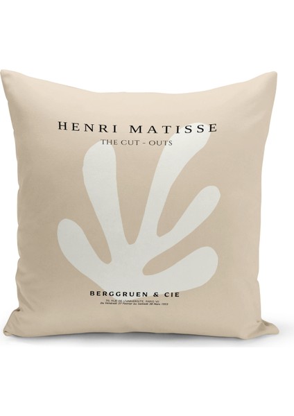Sanat Serisi Çift Tarafı Dijital Baskılı Kırlent Kılıfı (Art Cushion Cover)