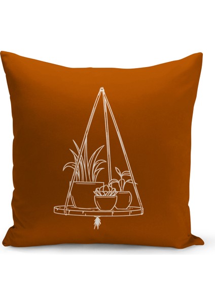 Minimalist Serisi Çift Tarafı Dijital Baskılı Kırlent Kılıfı (Minimalist Cushion Cover)