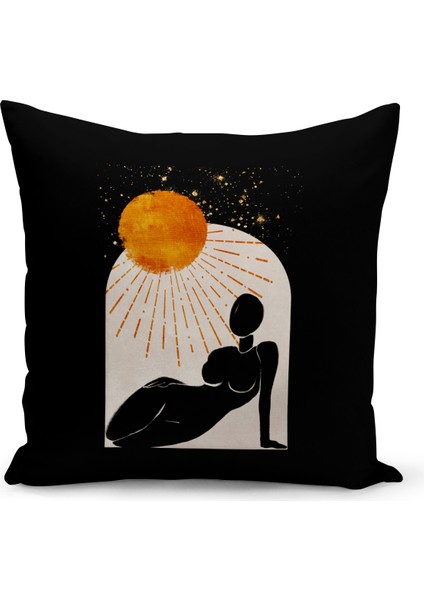 Bohem Serisi Çift Tarafı Dijital Baskılı Kırlent Kılıfı (Bohem Cushion Cover)