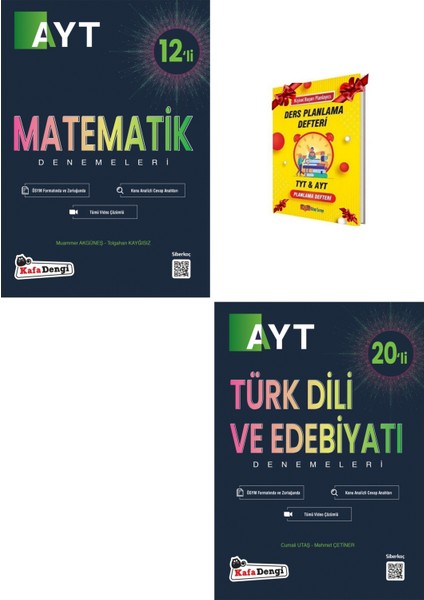 AYT Deneme ler Matematik ve Edebiyat