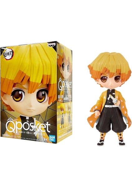 Q Posket Demon Slayer Kimetsu No Yaiba - Zenitsu Agatsuma Iı Ver.a Figür 14CM