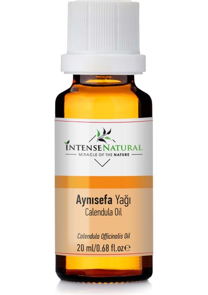 Intense Natural Aynısefa Çiçeği Yağı 20 ml %100 Saf ve Doğal Aynı Sefa Calendula Flower Oil