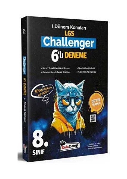 LGS 8.Sınıf Ilk Dönem Konuları Tüm Dersler 6'lı Challenger Deneme