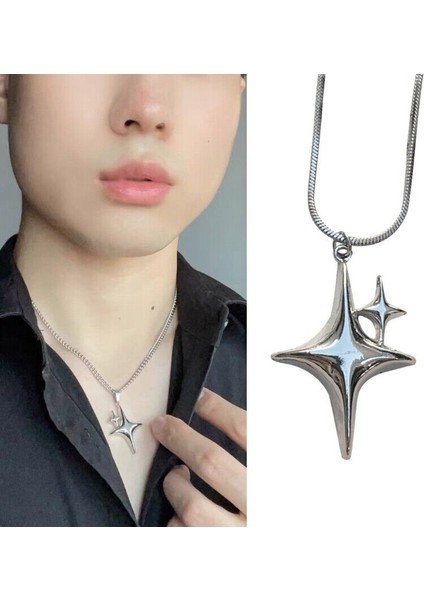 Star Silver Gotik Zincirli Kolye