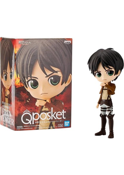 Q Posket Attack On Titan - Eren Yeager Ver.a Figür 14CM