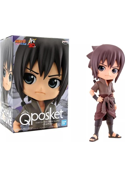 Q Posket Naruto Shippuden - Uchiha Sasuke Ver.b Figür 14CM