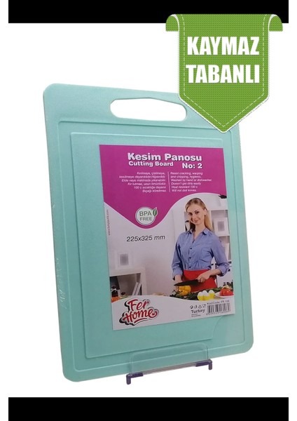 Kesme Tahtası Plastik Büyük Kesme Sunum Tahtası Kesim Panosu 225X325 mm ROYALEKS-FR-108 indirimleri