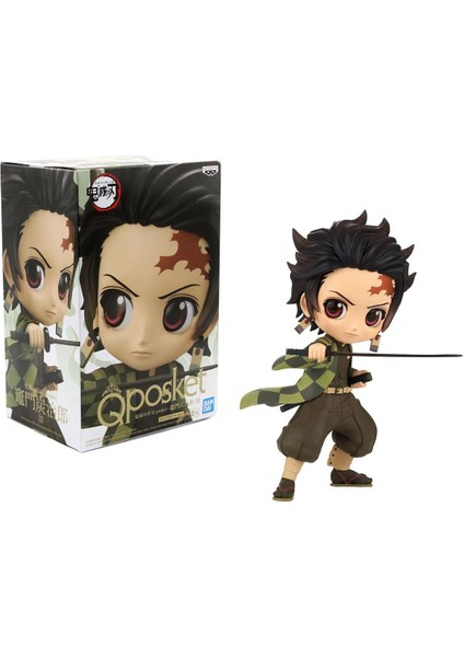 Q Posket Demon Slayer Kimetsu No Yaiba - Tanjiro Kamado Iıı Ver.b Figür 13CM