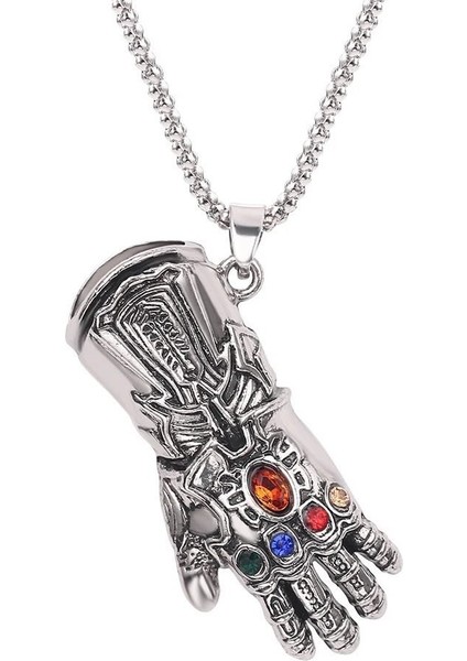 Thanos Infinity Gauntlet Sonsuzluk Eldiveni Paslanmaz Çelik Kolye