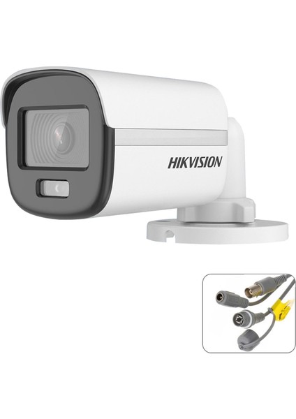 Hıkvısıon DS-2CE10DF0T-PF Bullet Ahd Kamera 2mp 2.8mm Renkli Gece Görüş