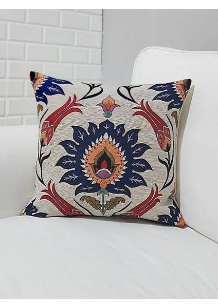 Goblen Dokuma Kırlent Kılıfı 43X43CM
