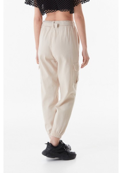 Kemerli Kargo Cepli Jogger Pantolon fırsatları