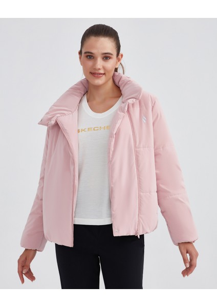 W Outerwear Padded Jacket Kadın Pembe Mont S232044-590 fiyatları