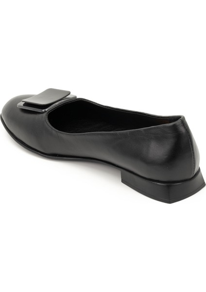 Kadın Deri Günlük Klasik Loafer Babet Ayakkabı