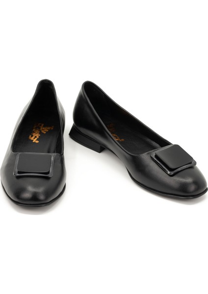 Kadın Deri Günlük Klasik Loafer Babet Ayakkabı