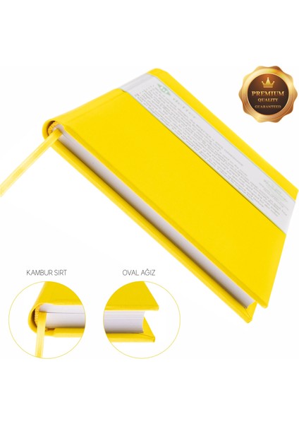 Gitar Nota Defteri Tab Anahtarlı Sağ Sol Kesik Çizgili + Planner El Yapımı El Dikişi A 5