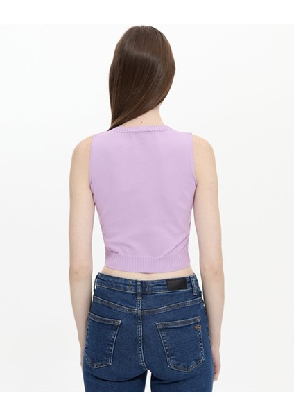 Kolsuz Triko Top Pembe Atlet
