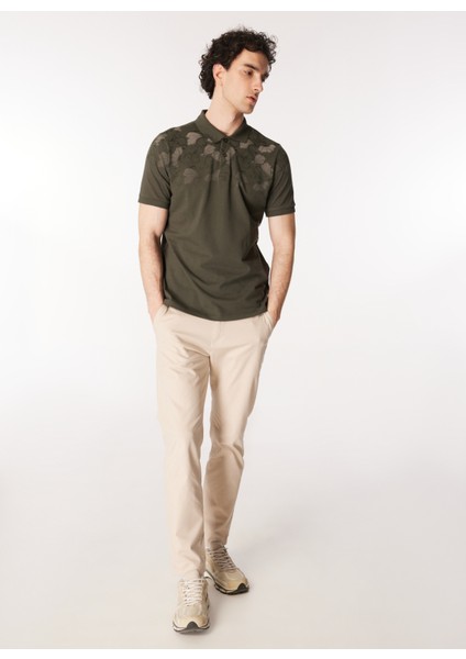 Polo Yaka Haki Erkek T-Shirt 232 Lcm 242049 Sace Haki fiyatları