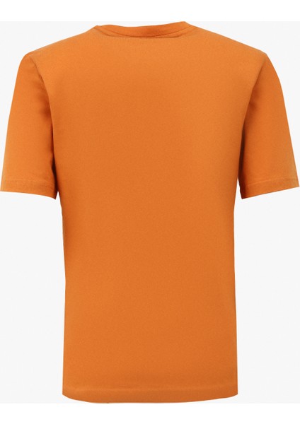 Yuvarlak Yaka Turuncu Erkek T-Shirt Jprbluarchıe Ss Tee Crew Neck Noos