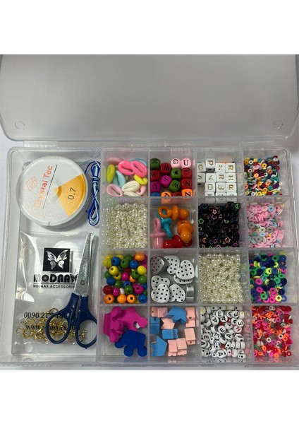 Emin 1209 Doğal Taş Boncuk Takı Yapım Seti Büyük Boy