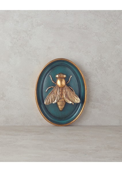 Fly Polyresin Duvar Aksesuarı Yağ Yeşili