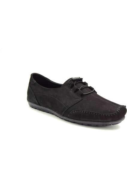 Içi Dışı Hakiki Deri Günlük Erkek Ayakkabı Siyah