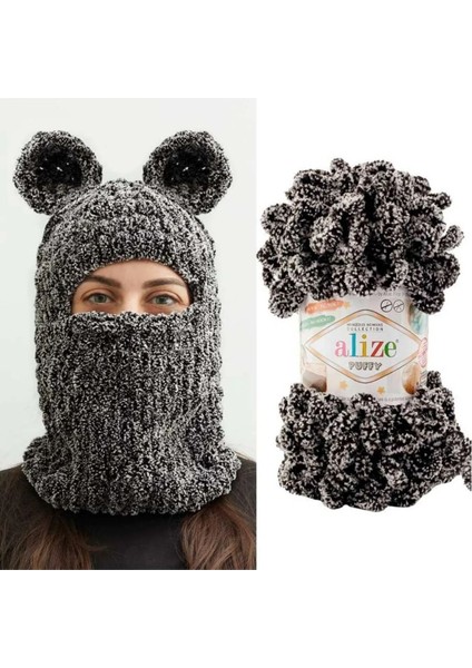 Puffy El Örgü Ipliği 5'li Paket - 637 Havacı 100 Gr. 9 Mt. Parmak Ipi modelleri